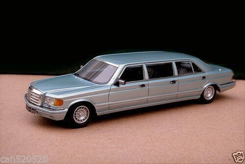 mercedes-benz 560 sel (6-door) stretch limousine - silver CLM-025C Модель 1:43