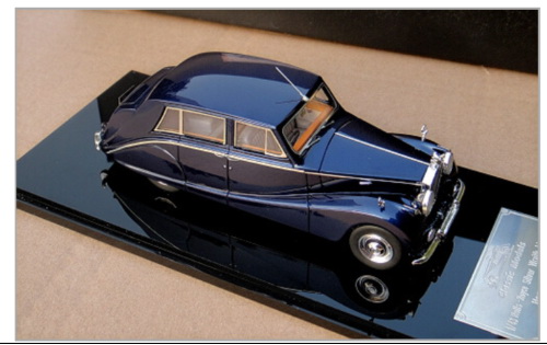 rolls-royce silver wraith hooper limousine - blue CLM-028B Модель 1:43
