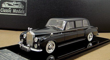 rolls-royce phantom v touring limousine by park ward 1961 (black) CLM-034B Модель 1:43