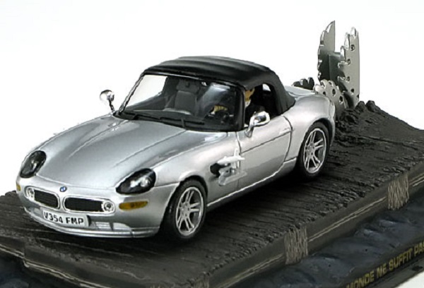 BMW Z8 roadster (E52) James Bond 007 «The World Is Not Enough» JB04 Модель 1:43
