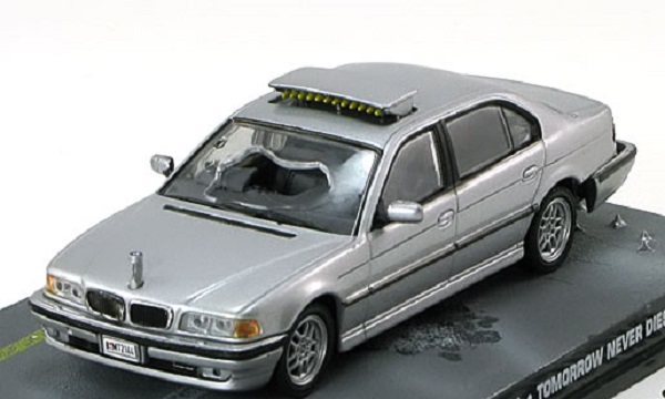 BMW 750iL - James Bond 007 «Tomorrow Never Dies» - silver 007-15 Модель 1:43