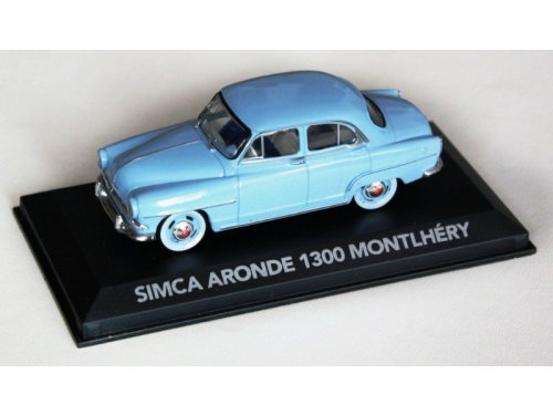 simca aronde 1300 montlhery 1956 blue 2147206 Модель 1:43