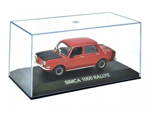 simca 1000 rallye 1964 red & black 2147213 Модель 1:43