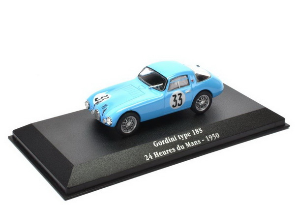 Модель 1:43 Gordini Type 18S №33 24h Le Mans - blue