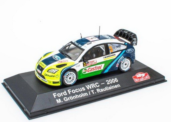 Модель 1:43 Ford Focus WRC №3 Winner Rallye Monte-Carlo (Marcus Gronholm - Timo Rautiainen)