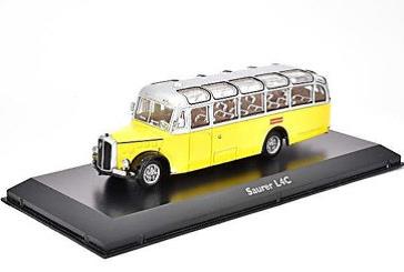 Модель 1:72 автобус SAURER L4C 1959 Yellow/White