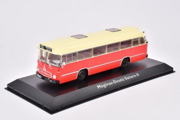 Модель 1:72 Magirus-Deutz Saturn II (автобус) - red/yellow