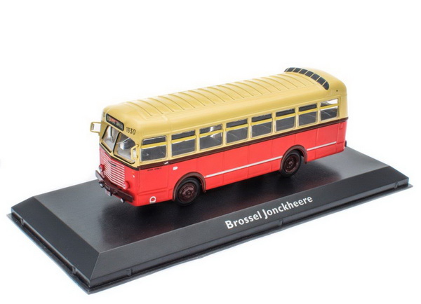 Модель 1:72 автобус BROSSEL Jonckheere - Yellow/Red