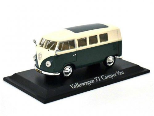 vokswagen ti camper van - green/beige 4653101 Модель 1:43