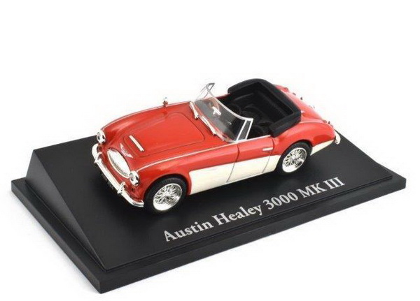 Модель 1:43 AUSTIN HEALEY 3000 MKIII 1964 Red/White
