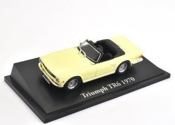Модель 1:43 TRIUMPH TR6 1970 Light Yellow