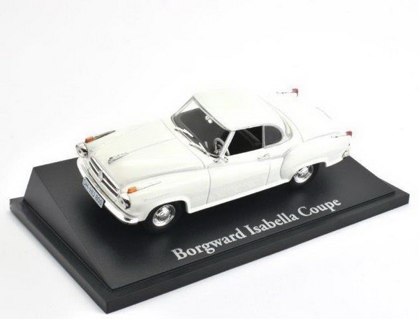 borgward isabella coupe - white 4656129 Модель 1:43