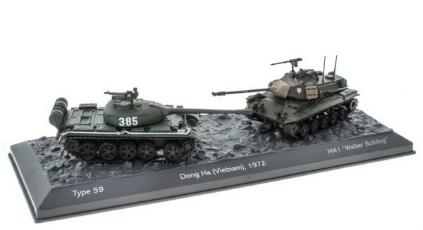 Модель 1:72 набор Type 59 (Т-54) и M41 