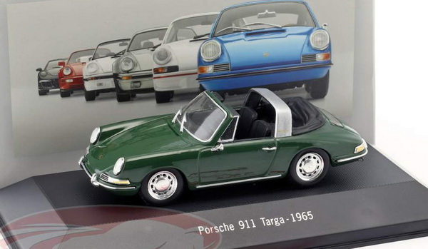 Модель 1:43 Porsche 911 targa - green