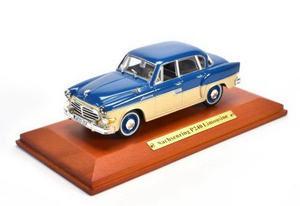 sachsenring p240 limousine 1958 blue/beige 7130108 Модель 1:43