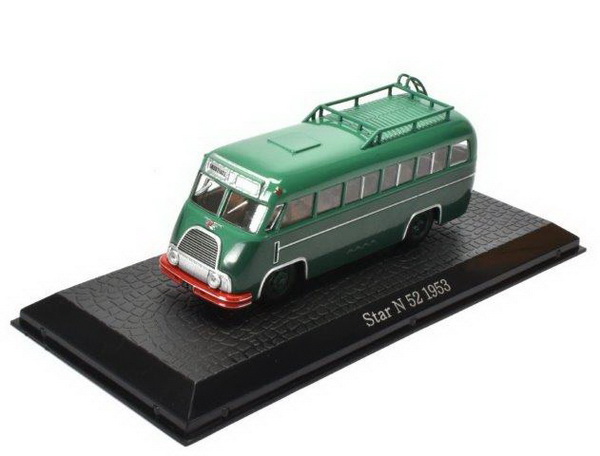 Модель 1:72 автобус STAR N 52 1953 Green