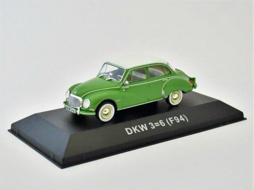 Модель 1:43 DKW 3=6 Saloon (F94) - green/white