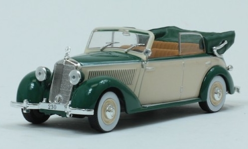 mercedes-benz 230 cabrio d (w153) - green/cream 7905010 Модель 1:43