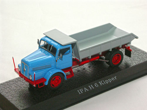 Модель 1:43 IFA H6 Kipper (самосвал) - blue/grey