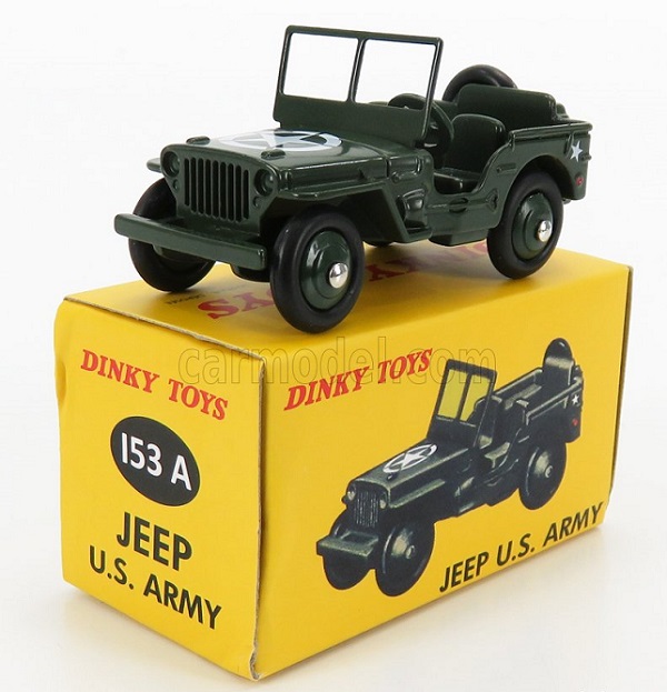 Jeep - Willys Open - 1945 - Military Green D-153A Модель 1:43