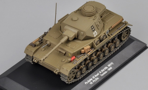 pz.kpfw.iv ausf.g (sd.kfz. 161/1) танк Тунис EX18 Модель 1:43