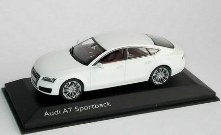 Модель 1:43 Audi A7 Sportback - Ibis white