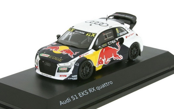 Модель 1:43 Audi S1 EKS RX quattro, №1, Audi Sport, Red Bull, Rallye-Cross WM, 2017, M.Ekström
