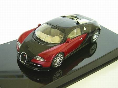 Модель 1:43 Bugatti EB 16.4 Veyron Франкфурт - black/red