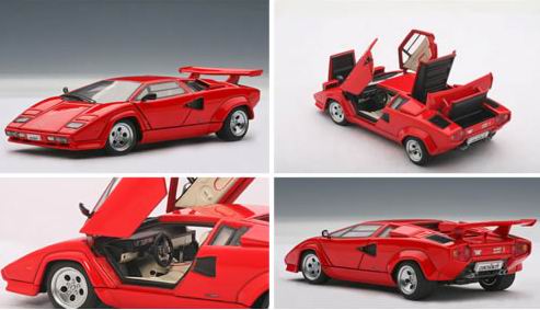 Модель 1:43 Lamborghini Countach 5000S - red (все открывается)
