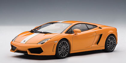 Модель 1:43 Lamborghini Gallardo LP 550-2 «Valentino Balboni» - arancio borealis (white/gold stripe)