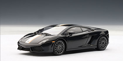 Модель 1:43 Lamborghini Gallardo LP 550-2 «Valentino Balboni» - black (white/gold stripe)