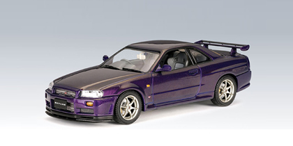 Модель 1:43 Nissan Skyline R34 GTR - midnight purple
