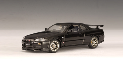Модель 1:43 Nissan Skyline R34 GTR V-SPEC II / black pearl