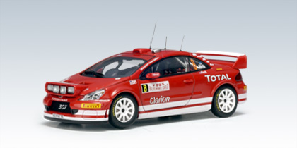 Модель 1:43 Peugeot 307 WRC №8 Rallye Monte-Carlo (Marcus Gronholm - Timo Rautiainen)