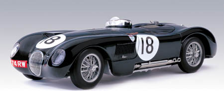 jaguar c-type №18 winner le mans (tony rolt - duncan hamilton) - british racing green 65387 Модель 1:43