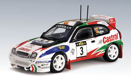 Модель 1:43 Toyota Corolla WRC №3 «Castrol» Safari-Rally Kenya (Carlos Sainz - Luis Moya)