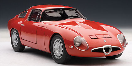 Модель 1:18 Alfa Romeo TZ - red