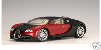 Модель 1:18 Bugatti Veyron 16.4 - red / blue