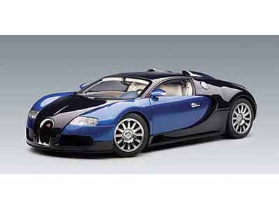 Модель 1:18 Bugatti Veyron 16.4 - black blue