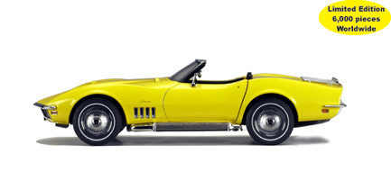 chevrolet corvette - daytona yellow (l.e.6000pcs) 71161 Модель 1:18