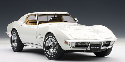 Модель 1:18 Chevrolet Corvette - classis white