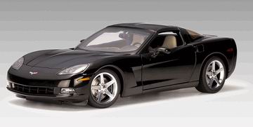 Модель 1:18 Chevrolet Corvette C6 Coupe (BLACK) (L.E.OF 6000 pcs WorldWide)