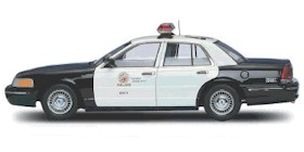 ford crown victoria lapd «police» 72701 Модель 1:18