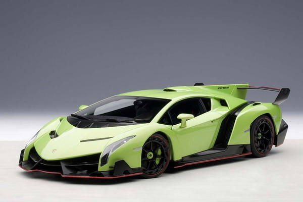 Модель 1:18 Lamborghini Veneno - verde ithaca