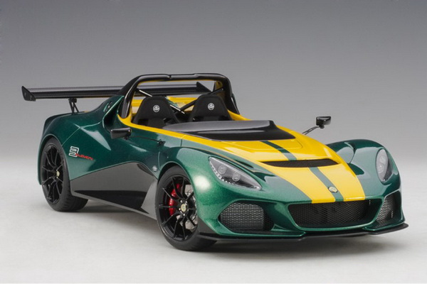 Модель 1:18 Lotus 3-Eleven Roadster - green/yellow