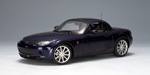 mazda mx-5 stormy blue lhd european version with retractable roof 75974 Модель 1:18