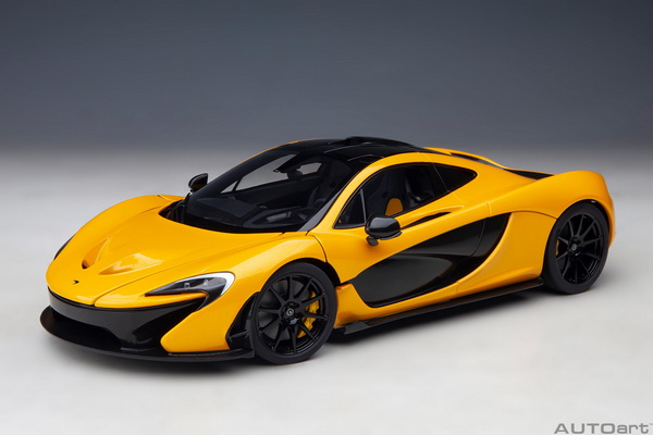 McLaren P1 (Volcano Yellow with yellow calipers) 76067 Модель 1:18