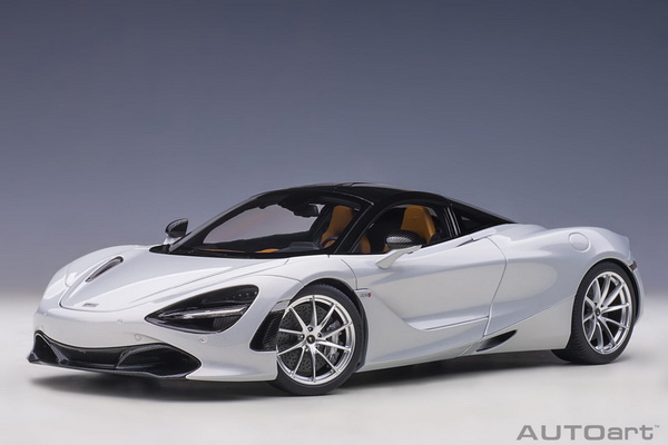 Модель 1:18 McLaren 720S - glacier white/metallic white