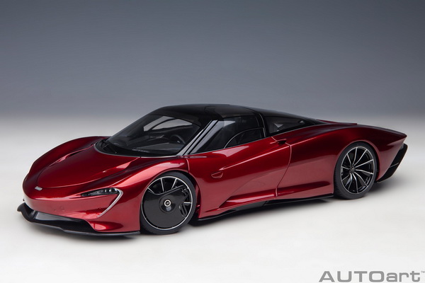 McLaren Speedtail - 2020 - Volcano Red 76087 Модель 1:18