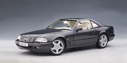 Модель 1:18 Mercedes-Benz 600 SL (R129) - black met